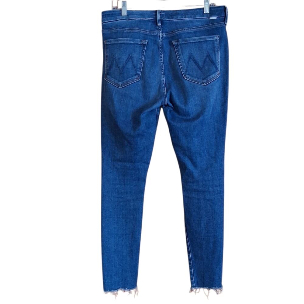 Mother The Looker Ankle Fray Jeans Size 31 - Picture 2 of 9